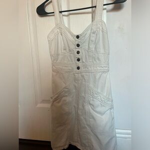 white cotton dress